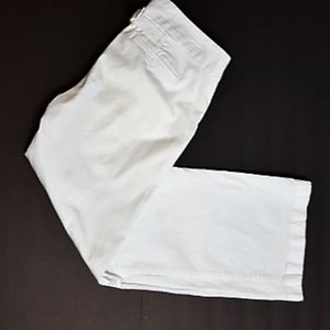 Ann Taylor Loft White Sailor Marissa Ankle Pants 6